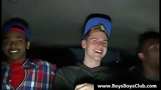 Bareback gay interracial mating 25